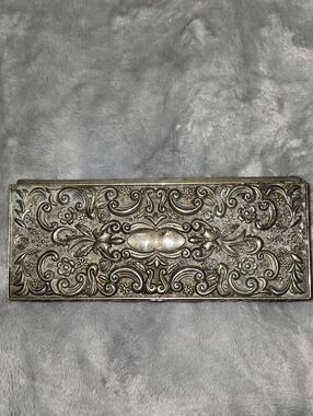 Vintage Godinger Silver Ornate Floral Embossed Jewelry Box. Look At All Pics...